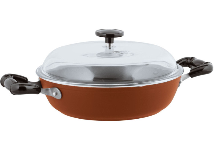 Poêle Sauté Vintage Sambonet - Antiadhésive 24 cm avec Couvercle - SA 069611 - Sambonet