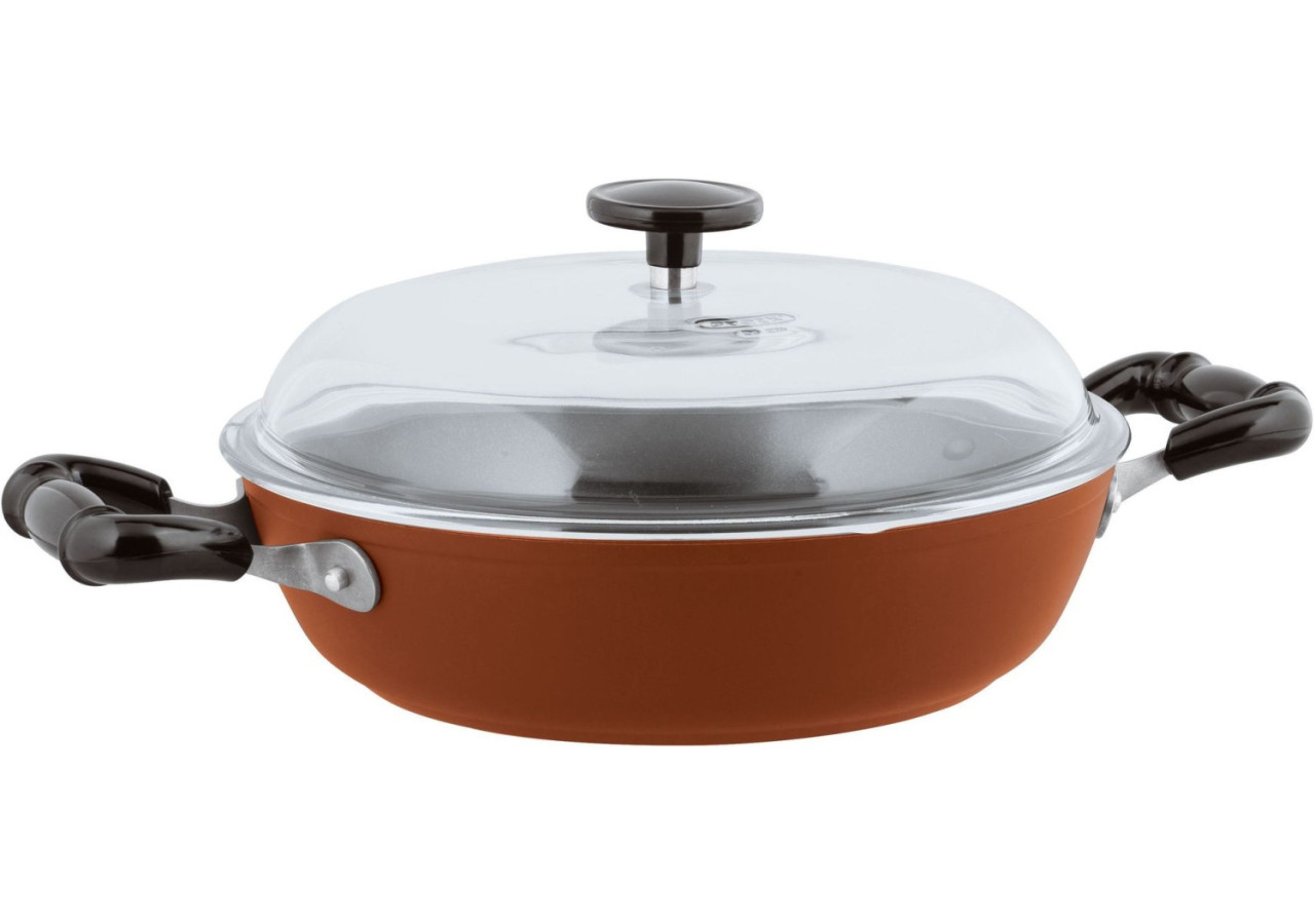 Poêle Sauté Vintage Sambonet - Antiadhésive 24 cm avec Couvercle - SA 069611 - Sambonet