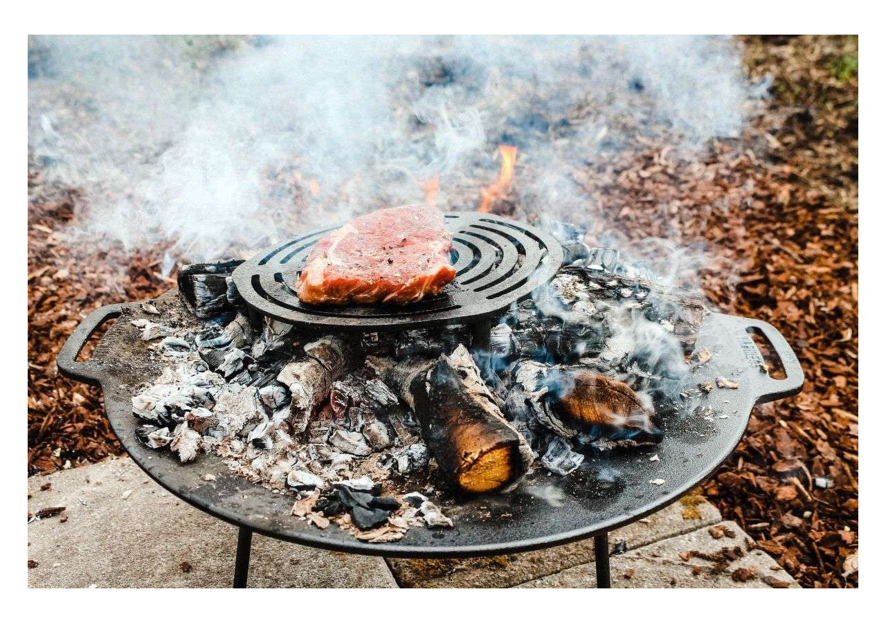 Plaque de Cuisson et Brasero 44 cm - Polyvalente et durable - VH 150726 - Valhal