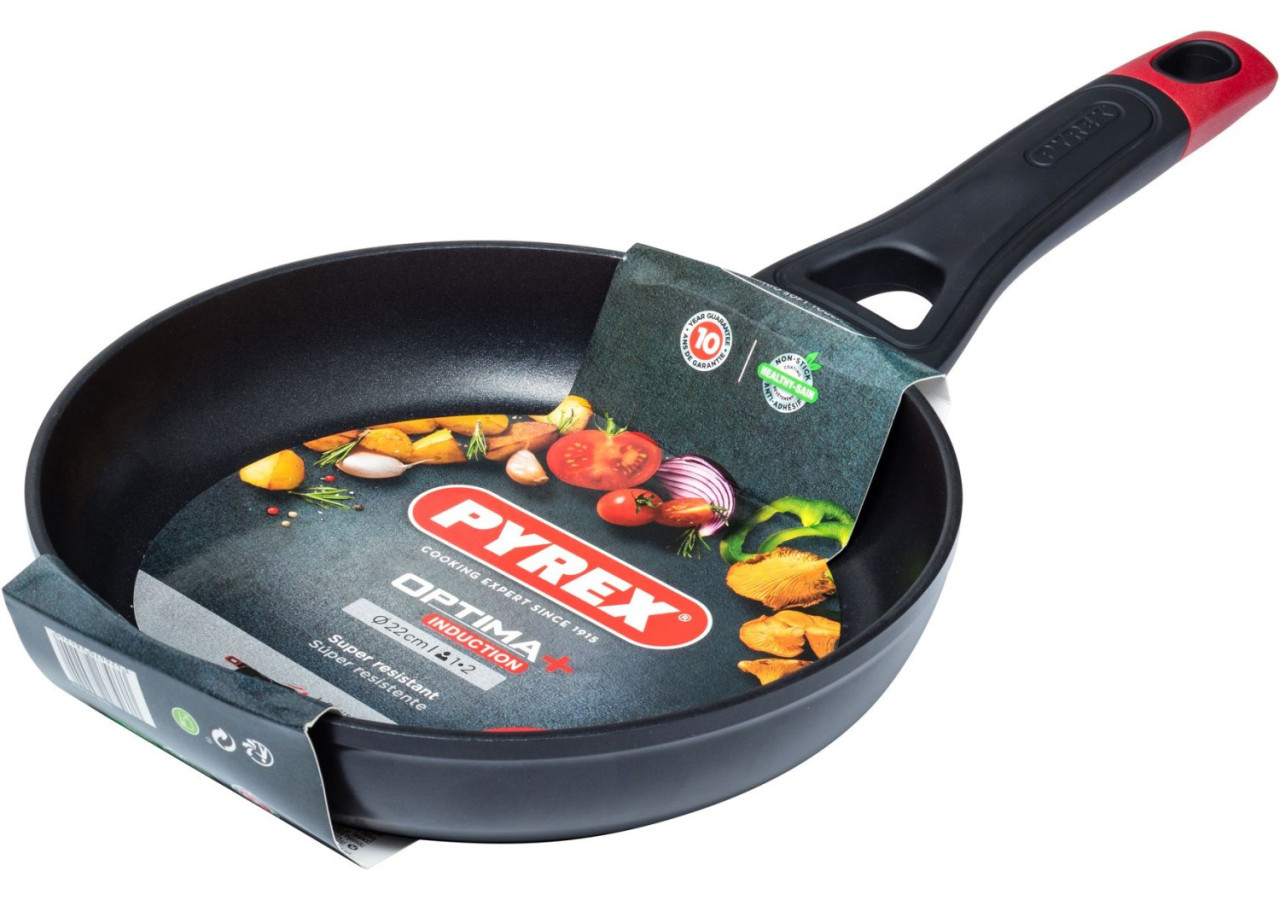 Wok Optima 24 cm - Performance antiadhésive - PY 284288 - Pyrex