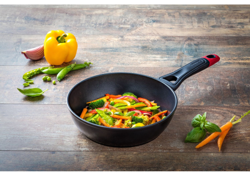 Wok Optima 24 cm - Performance antiadhésive - PY 284288 - Pyrex