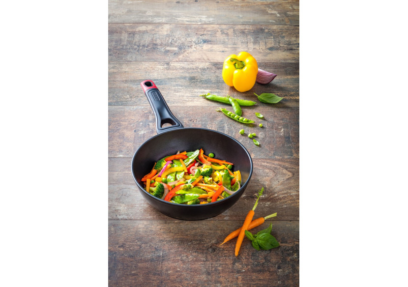 Wok Optima 24 cm - Performance antiadhésive - PY 284288 - Pyrex