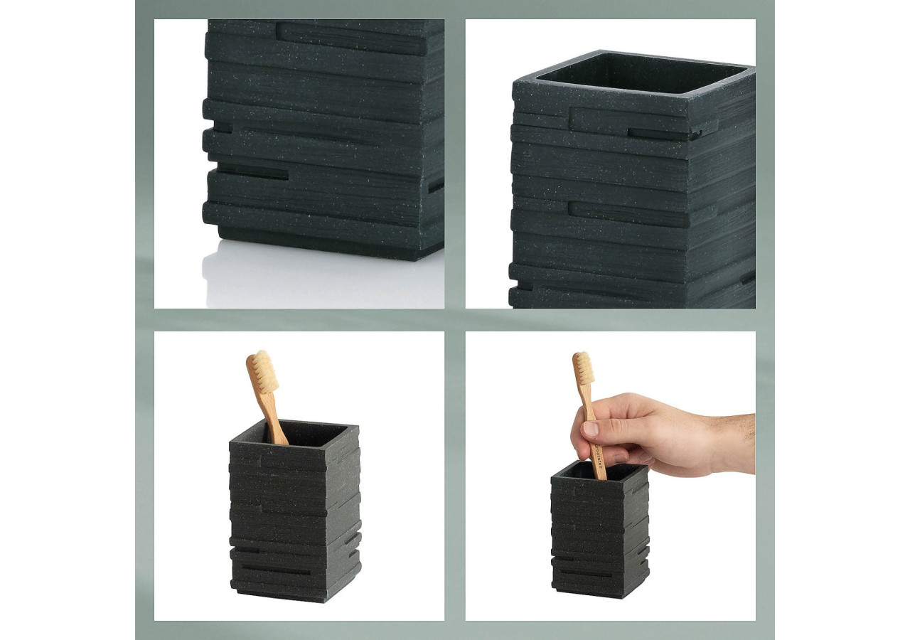 Gobelet de Salle de Bain Posidon - Design Élégant en Polyresin - KE 202513 - Kela Badkamer