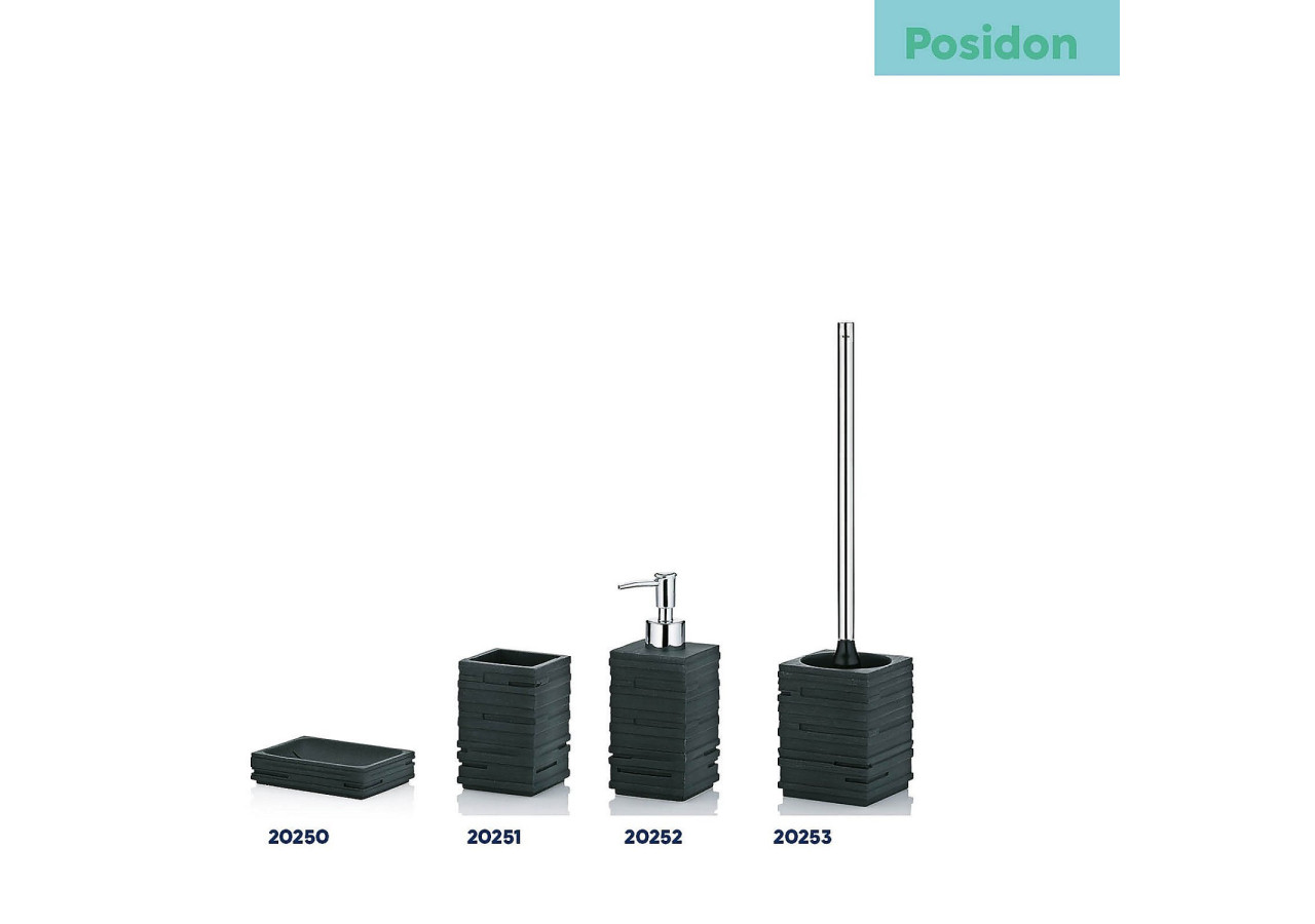 Gobelet de Salle de Bain Posidon - Design Élégant en Polyresin - KE 202513 - Kela Badkamer