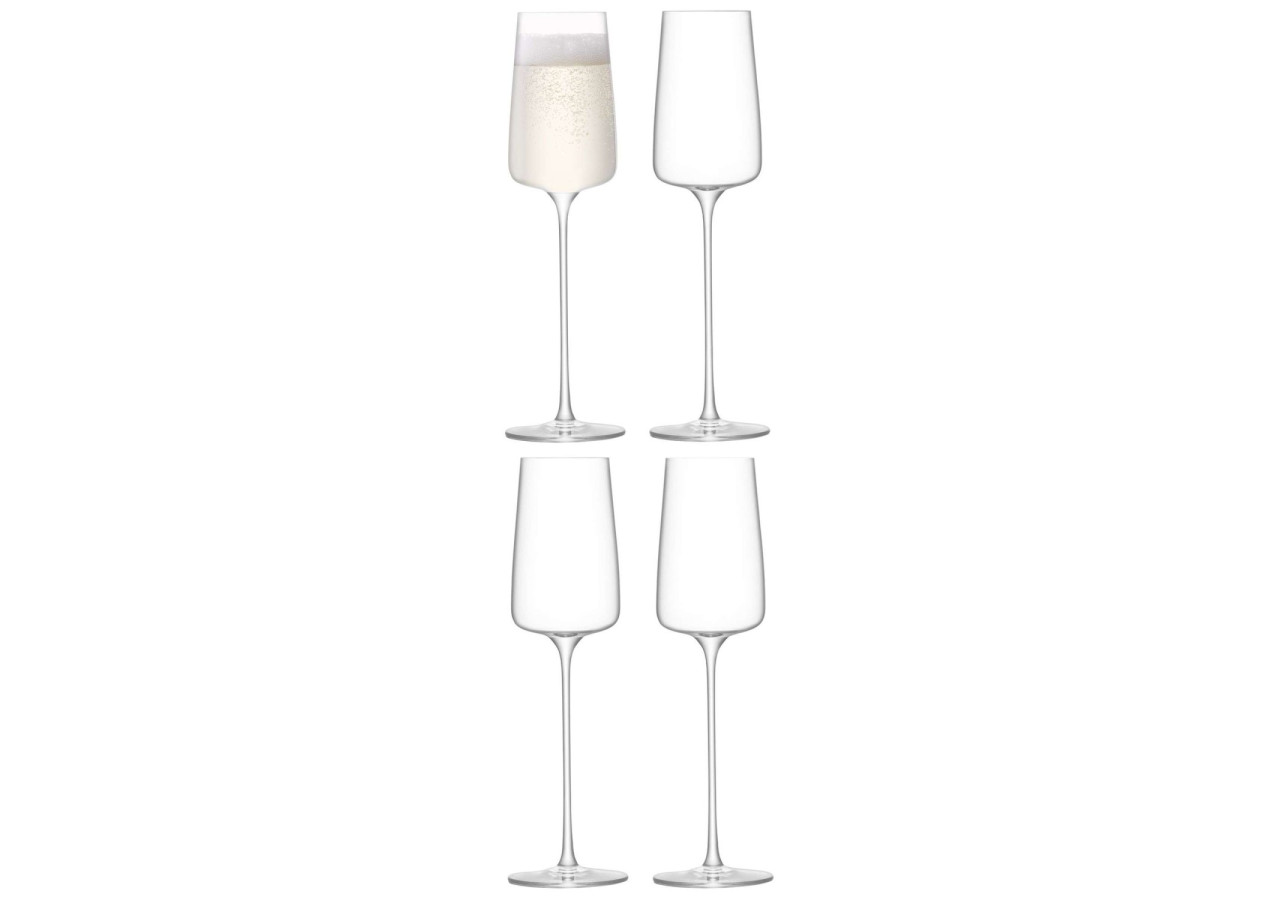 Flûte à Champagne L.S.A. Metropolitan - Set de 4, 230 ml - LS 580116 - L.S.A.