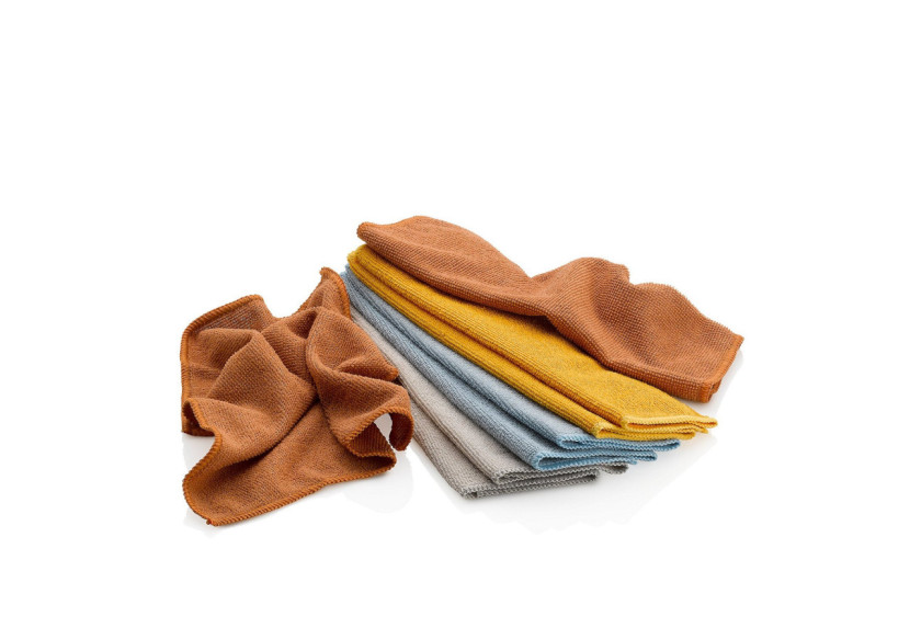 Set de 8 Chiffons Microfibre Lou - 30 x 30 cm pour un Nettoyage Efficace - KE 127328 - Kela Keuken