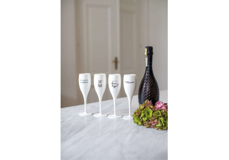 Verre à Champagne Superglas Cheers No. 1 - Design Romantique et Pratique - KZ 444726 - Koziol 2