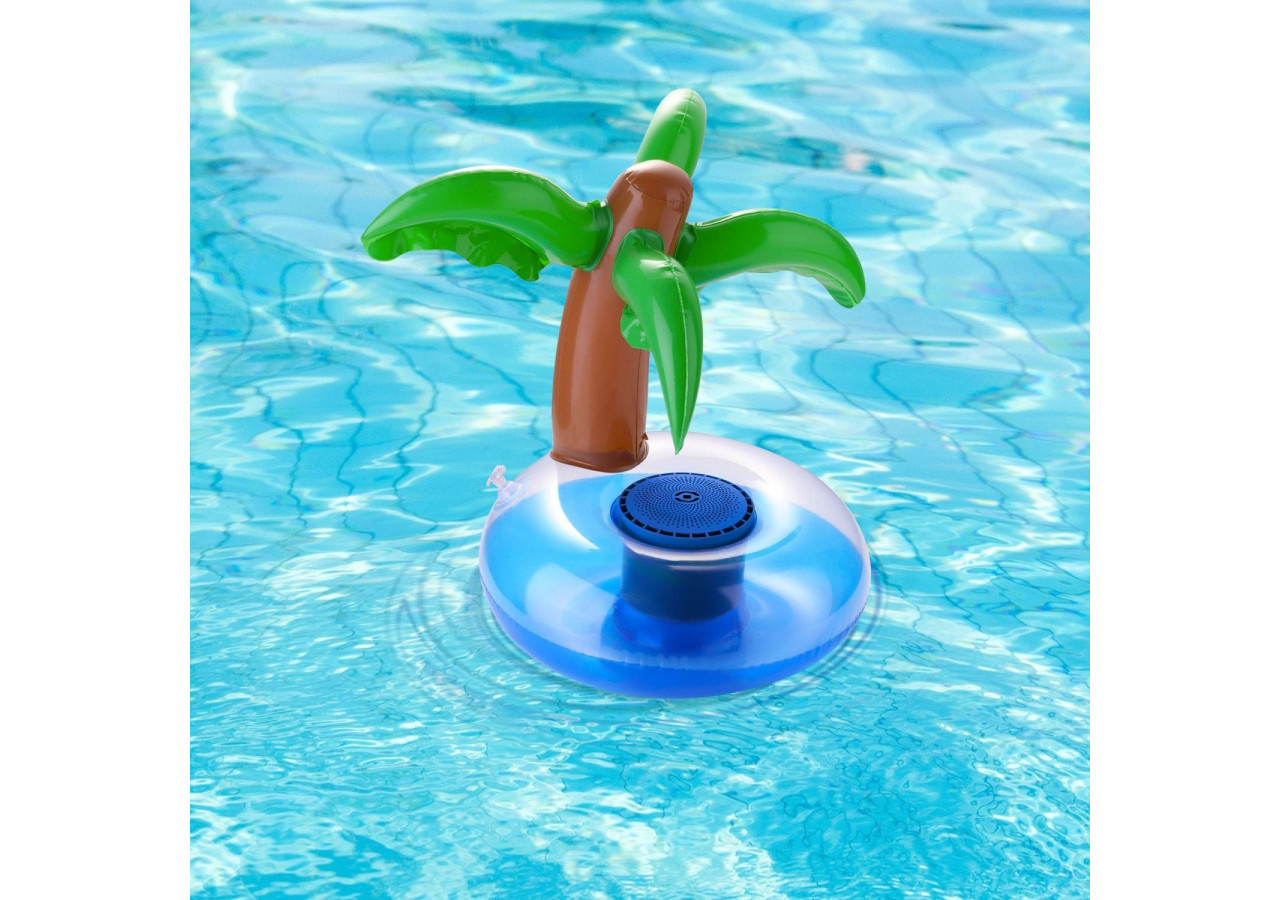Palmier Gonflable avec Haut-Parleur - Ambiance Festive au Bord de la Piscine - CE 752103 - Celly