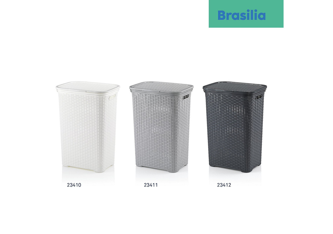 Corbeille à Linge Brasilia 60L - Polyvalente et Élégante - KE 234125 - Kela Badkamer