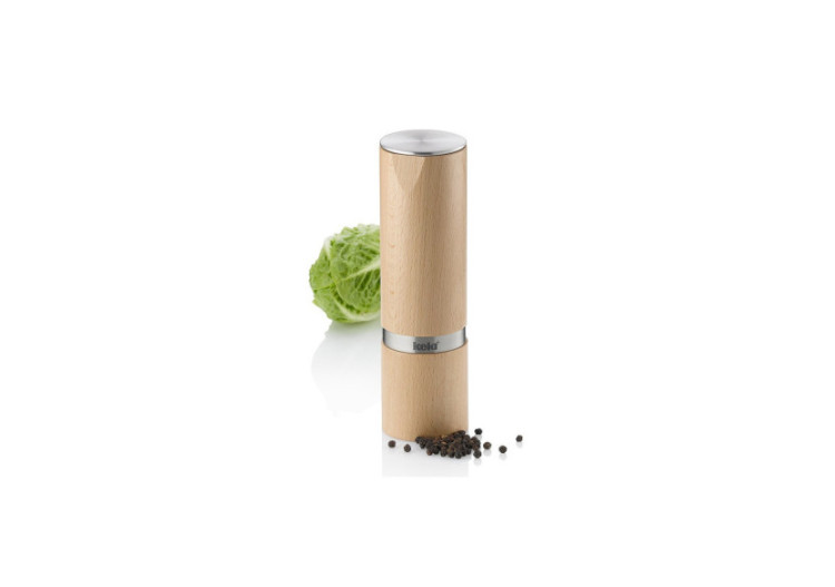 Moulin à sel et poivre Kauri - Bois de hêtre et acier inoxydable 5,5 x 18 cm - KE 121913 - Kela Keuken 2