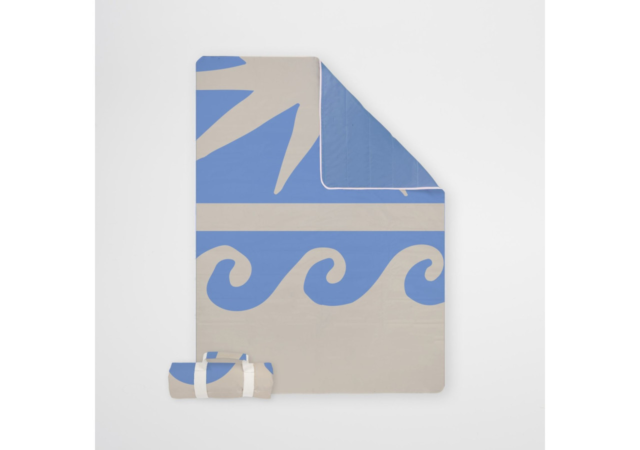 Tapis de pique-nique Sunnylife - Imprimé Le Med 140 x 175 cm - SL 056448 - Sunnylife