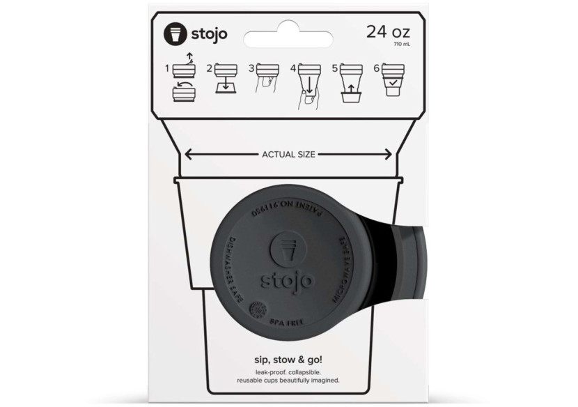 Gobelet Stojo Titan - 710 ml pliable en carbone - ST 834220 - Stojo