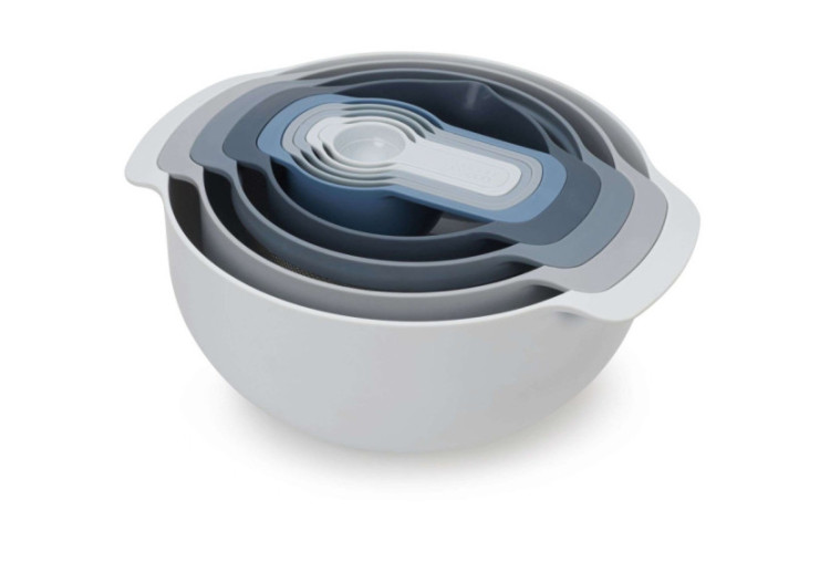 Ensemble de Bols et Cuillères Mesure - 9 Pièces, Pratique et Économiseur d'Espace - JJ 000184 - Joseph Joseph