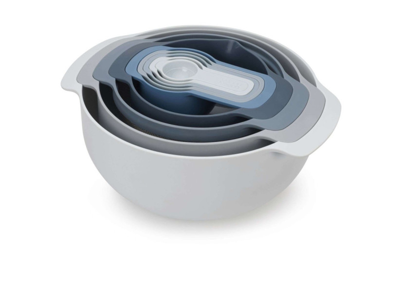 Ensemble de Bols et Cuillères Mesure - 9 Pièces, Pratique et Économiseur d'Espace - JJ 000184 - Joseph Joseph Ensemble de Bols et Cuillères Mesure - 9 Pièces, Pratique et Économiseur d'Espace - JJ 000184 - Joseph Joseph