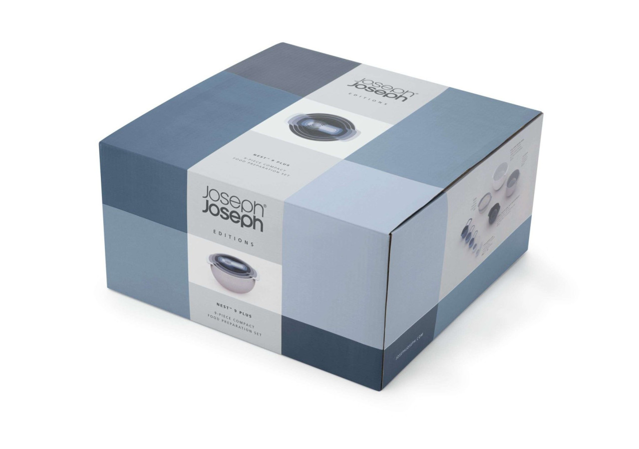 Ensemble de Bols et Cuillères Mesure - 9 Pièces, Pratique et Économiseur d'Espace - JJ 000184 - Joseph Joseph