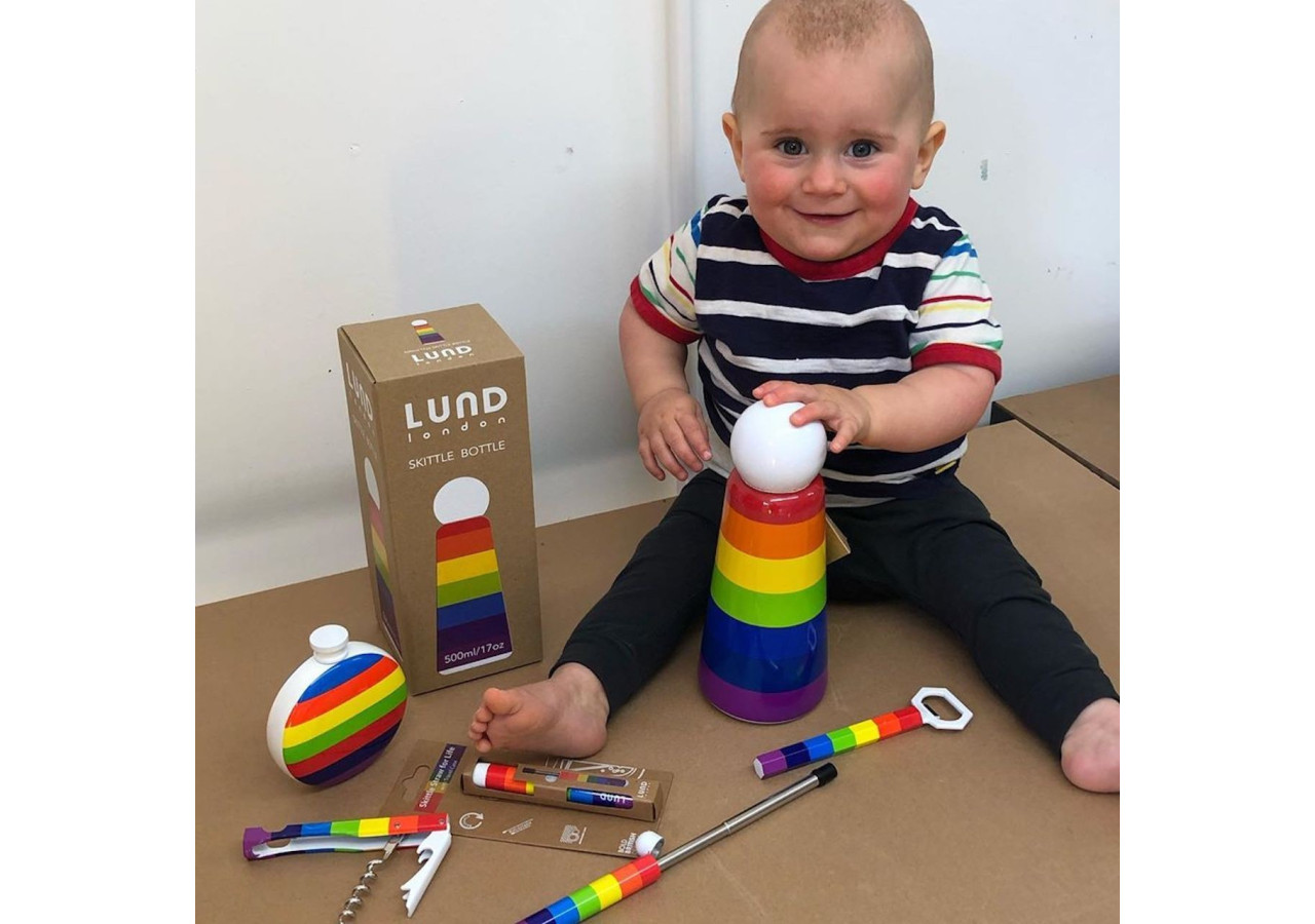 Paille Réutilisable Skittle Barware - Acier Inoxydable Multicolore - LD 692095 - Lund