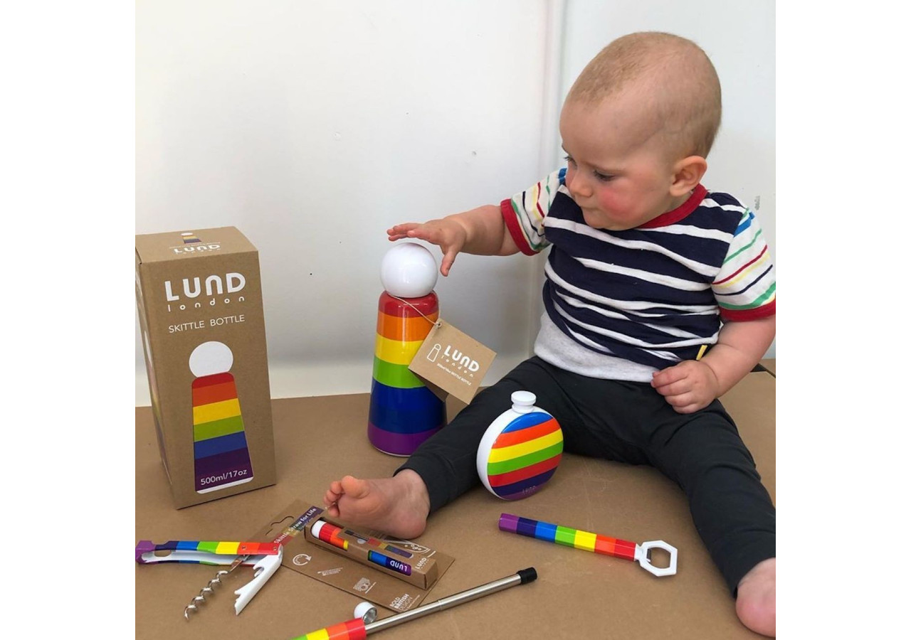 Paille Réutilisable Skittle Barware - Acier Inoxydable Multicolore - LD 692095 - Lund