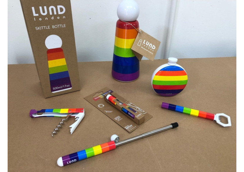 Paille Réutilisable Skittle Barware - Acier Inoxydable Multicolore - LD 692095 - Lund