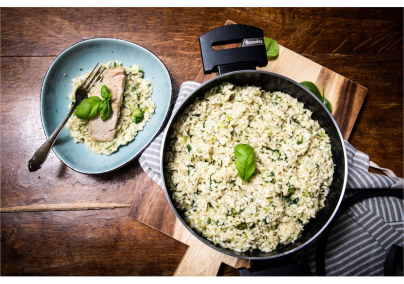 Poêle B.Green avec Couvercle en Verre - 28 cm Écologique - BD 461065 - Berndes