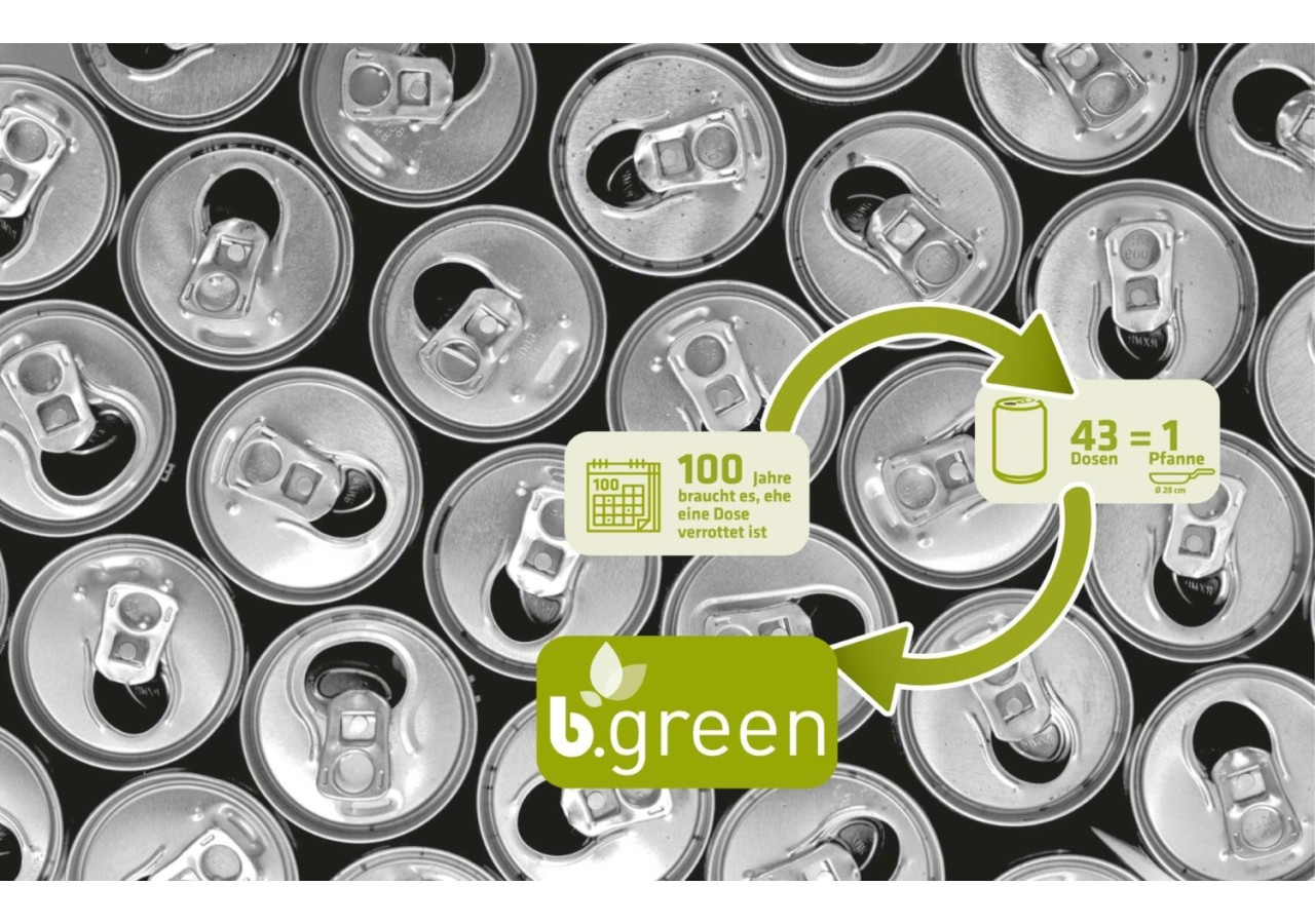 Poêle B.Green avec Couvercle en Verre - 28 cm Écologique - BD 461065 - Berndes