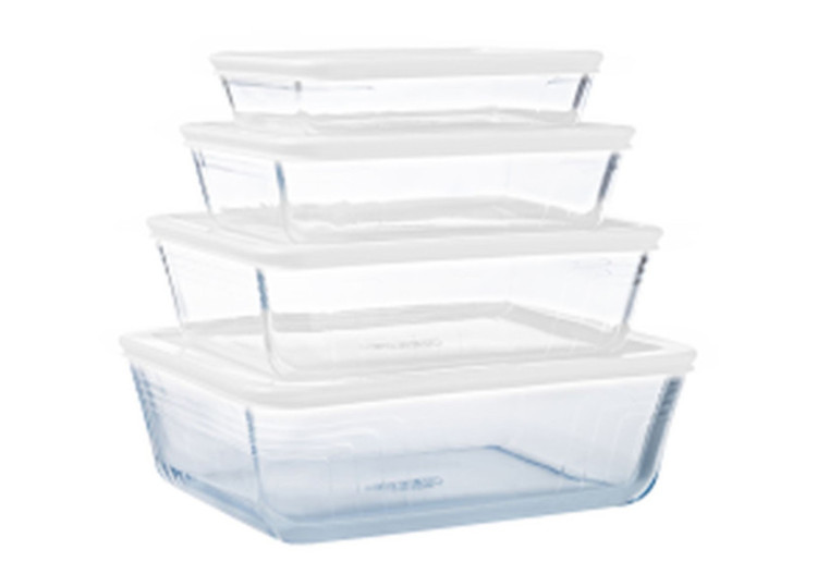 Set de 4 Bols Cook & Freeze - Verre borosilicaté résistant de -40°C à 300°C - PY 285438 - Pyrex