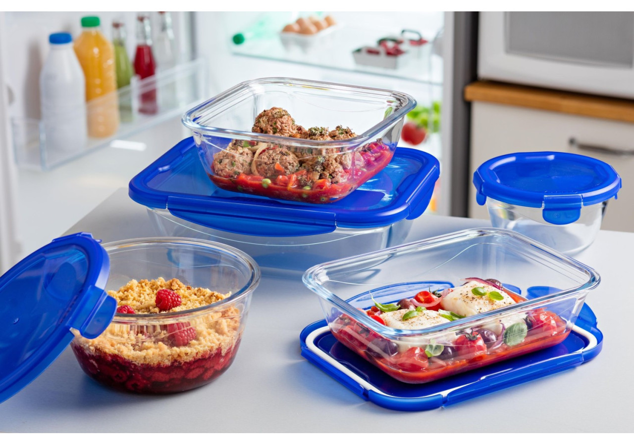 Bols Cook & Go Rectangulaire - 3,3L en verre borosilicaté - PY 275071 - Pyrex