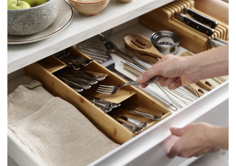 Organisateur de Couverts DrawerStore en Bambou - Gain de Place - JJ 002928 - Joseph Joseph Organisateur de Couverts DrawerStore en Bambou - Gain de Place - JJ 002928 - Joseph Joseph