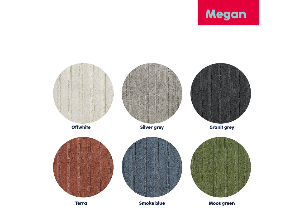 Tapis de Bain Megan - 65x55 cm Antidérapant - KE 235924 - Kela Badkamer