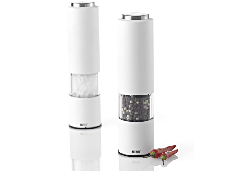 Moulin à Poivre ou Sel Électrique Tropica - Style et Praticité - AD EP23 W - Adhoc Moulin à Poivre ou Sel Électrique Tropica - Style et Praticité - AD EP23 W - Adhoc