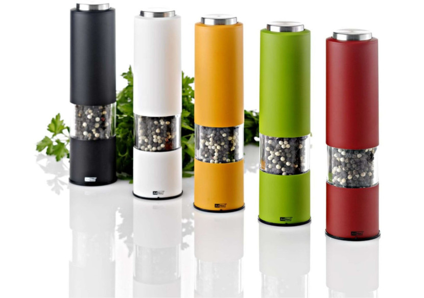 Moulin à Poivre ou Sel Électrique Tropica - Style et Praticité - AD EP23 W - Adhoc Moulin à Poivre ou Sel Électrique Tropica - Style et Praticité - AD EP23 W - Adhoc