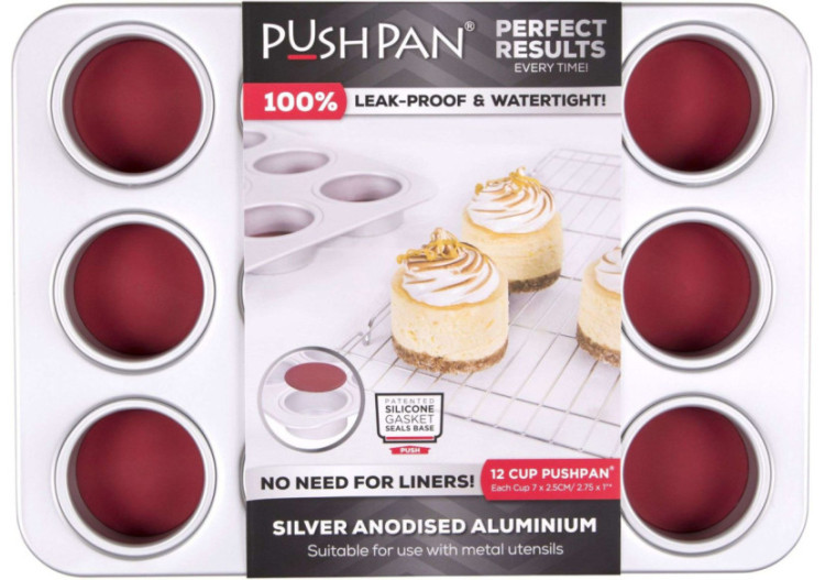 Moule à Muffins PushPan pour 12 - Antiadhésif - WH 534409 - Wham