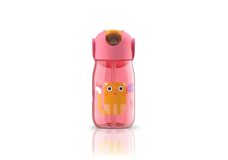 Gobelet pour enfants Zoku Flip - 415 ml avec paille intégrée - ZK 201-PK - Zoku