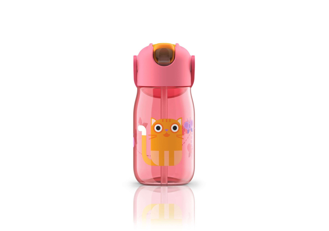 Gobelet pour enfants Zoku Flip - 415 ml avec paille intégrée - ZK 201-PK - Zoku