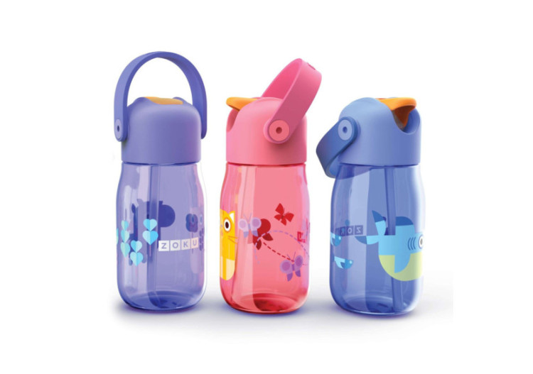 Gobelet pour enfants Zoku Flip - 415 ml avec paille intégrée - ZK 201-PK - Zoku 2
