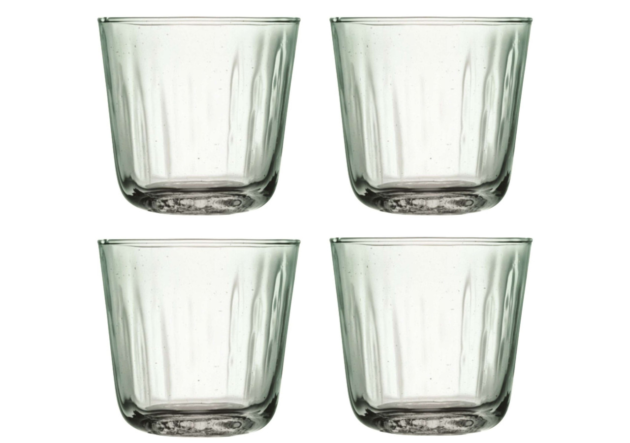 Verres en verre recyclé Mia - Set de 4, 250 ml - LS 477928 - L.S.A.