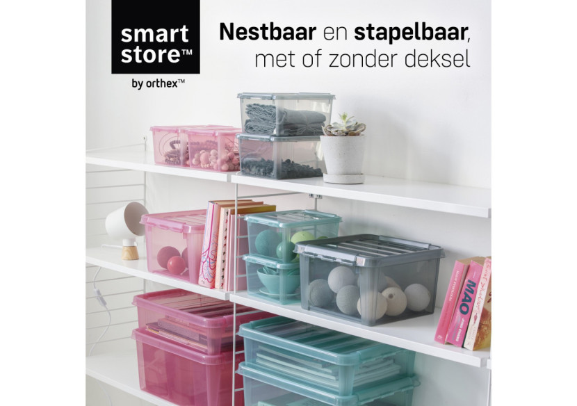 Boîte de Rangement SmartStore Colour 31 - 32 Litres Rose - OR 081024 - Orthex