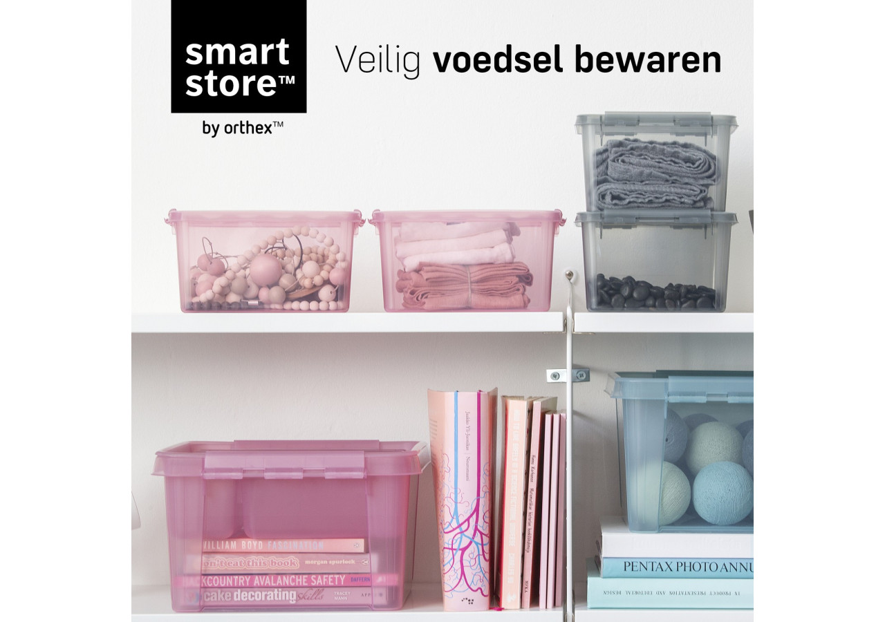 Boîte de Rangement SmartStore Colour 31 - 32 Litres Rose - OR 081024 - Orthex