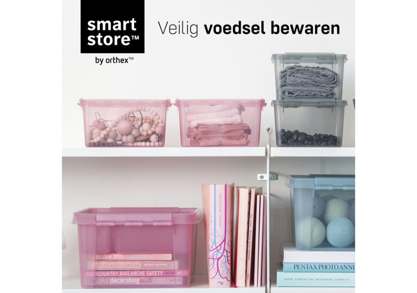 Boîte de Rangement SmartStore Colour 31 - 32 Litres Rose - OR 081024 - Orthex