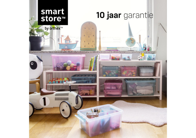 Boîte de Rangement SmartStore Colour 31 - 32 Litres Rose - OR 081024 - Orthex