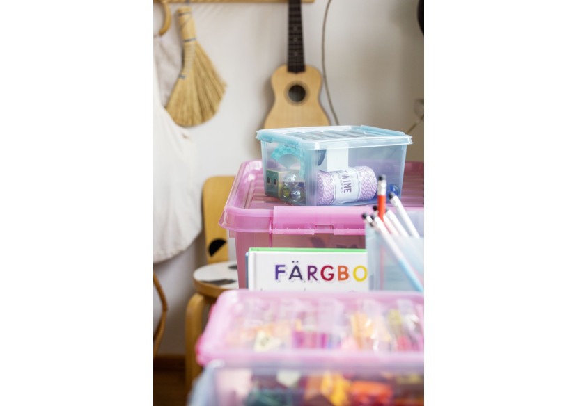 Boîte de Rangement SmartStore Colour 31 - 32 Litres Rose - OR 081024 - Orthex