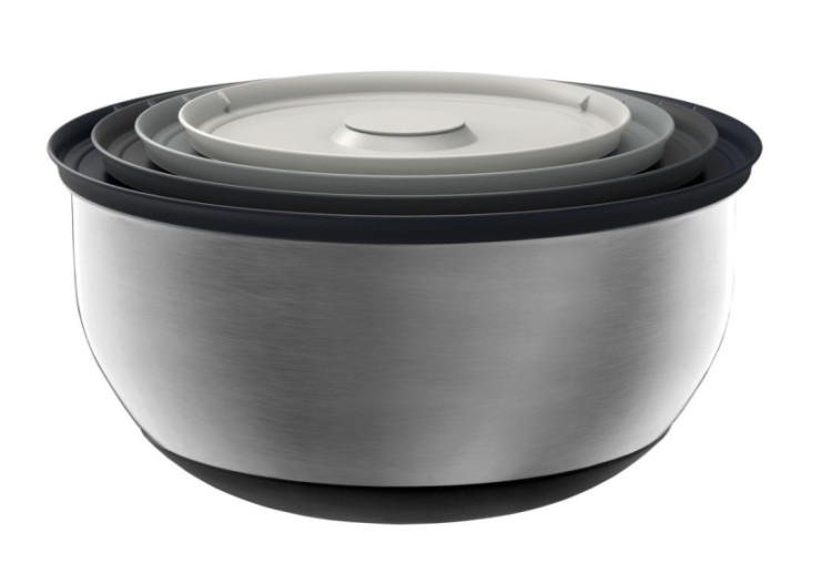 Set de 4 Bols Prep & Store - Acier Inoxydable avec Couvercles - JJ 950250 - Joseph Joseph