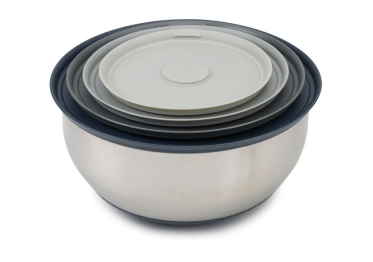 Set de 4 Bols Prep & Store - Acier Inoxydable avec Couvercles - JJ 950250 - Joseph Joseph 2