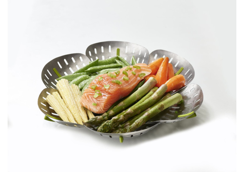 Panier Vapeur Pliable en Acier - 16 cm - JJ 002058 - Joseph Joseph Panier Vapeur Pliable en Acier - 16 cm - JJ 002058 - Joseph Joseph