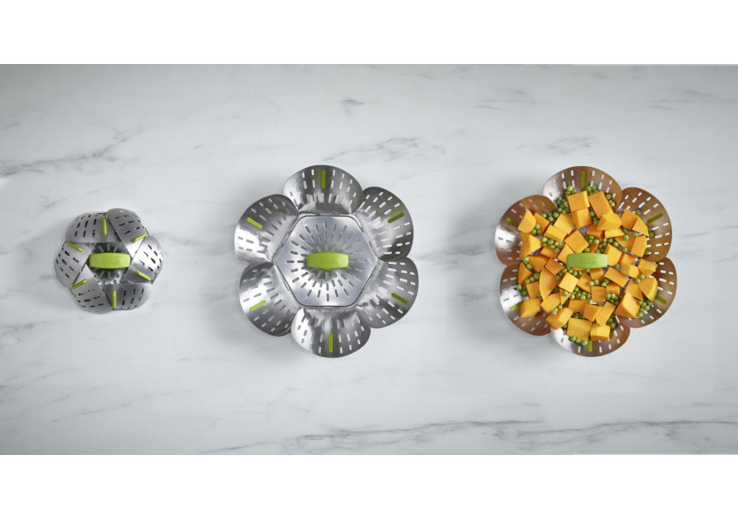 Panier Vapeur Pliable en Acier - 16 cm - JJ 002058 - Joseph Joseph Panier Vapeur Pliable en Acier - 16 cm - JJ 002058 - Joseph Joseph