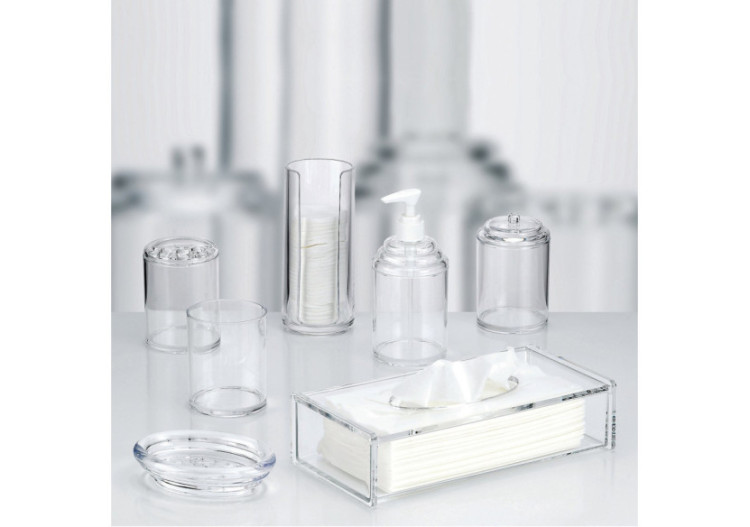 Distributeur de Cotons - Transparent - KE 184888 - Kela Badkamer 2