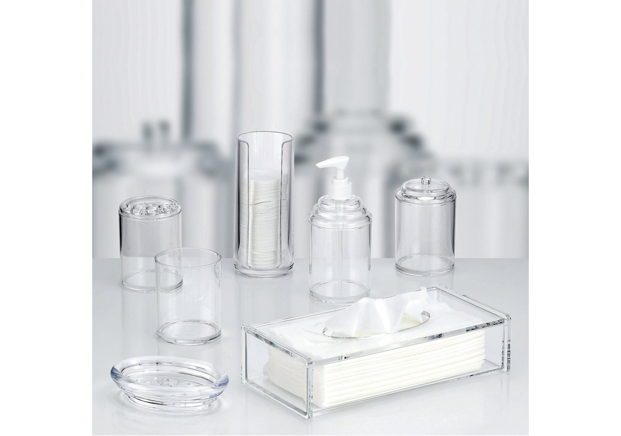 Distributeur de Cotons - Transparent - KE 184888 - Kela Badkamer