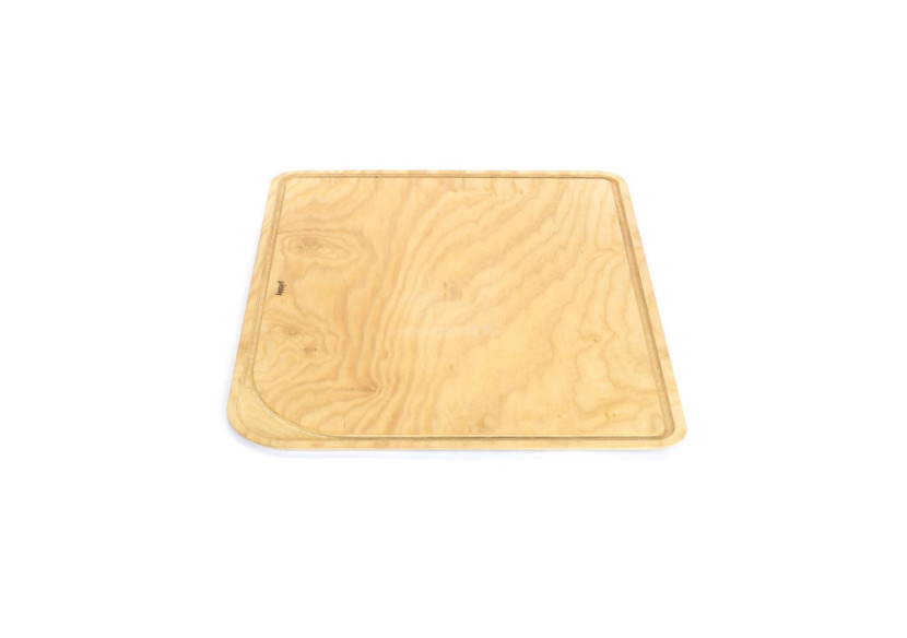 Planche à Découper 50x40 cm - Bois d'Aulne avec Rigole - PE 813752 - Pebbly