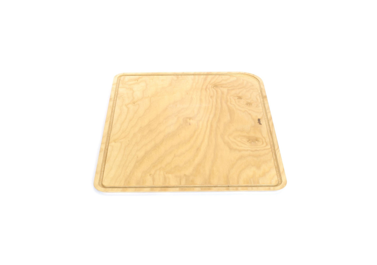 Planche à Découper 50x40 cm - Bois d'Aulne avec Rigole - PE 813752 - Pebbly