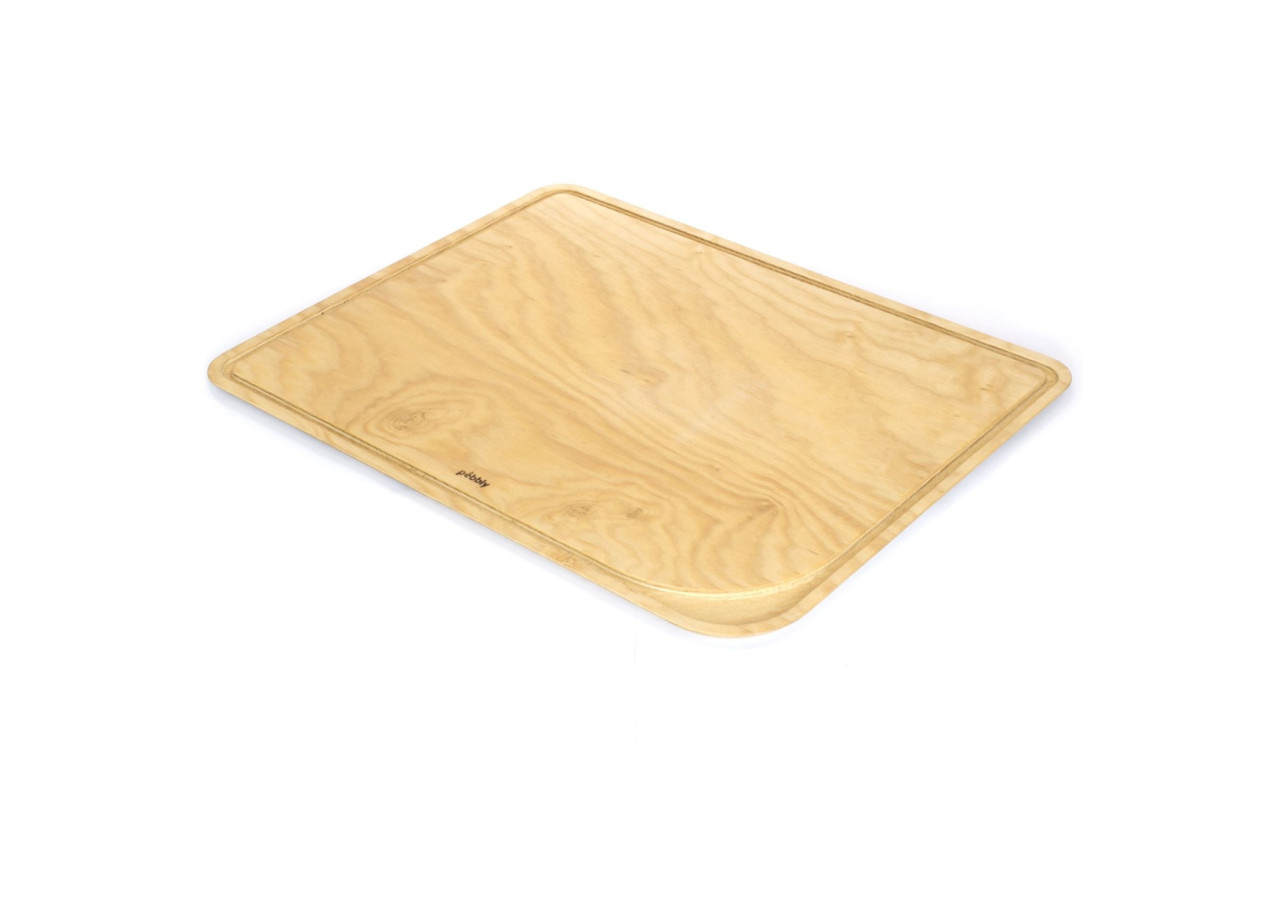 Planche à Découper 50x40 cm - Bois d'Aulne avec Rigole - PE 813752 - Pebbly