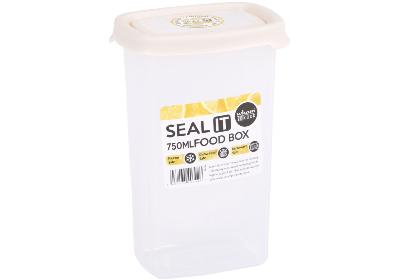 Boîte de Rangement Seal It 750 ml - Pratique et Hermétique - WH 403026 - Wham